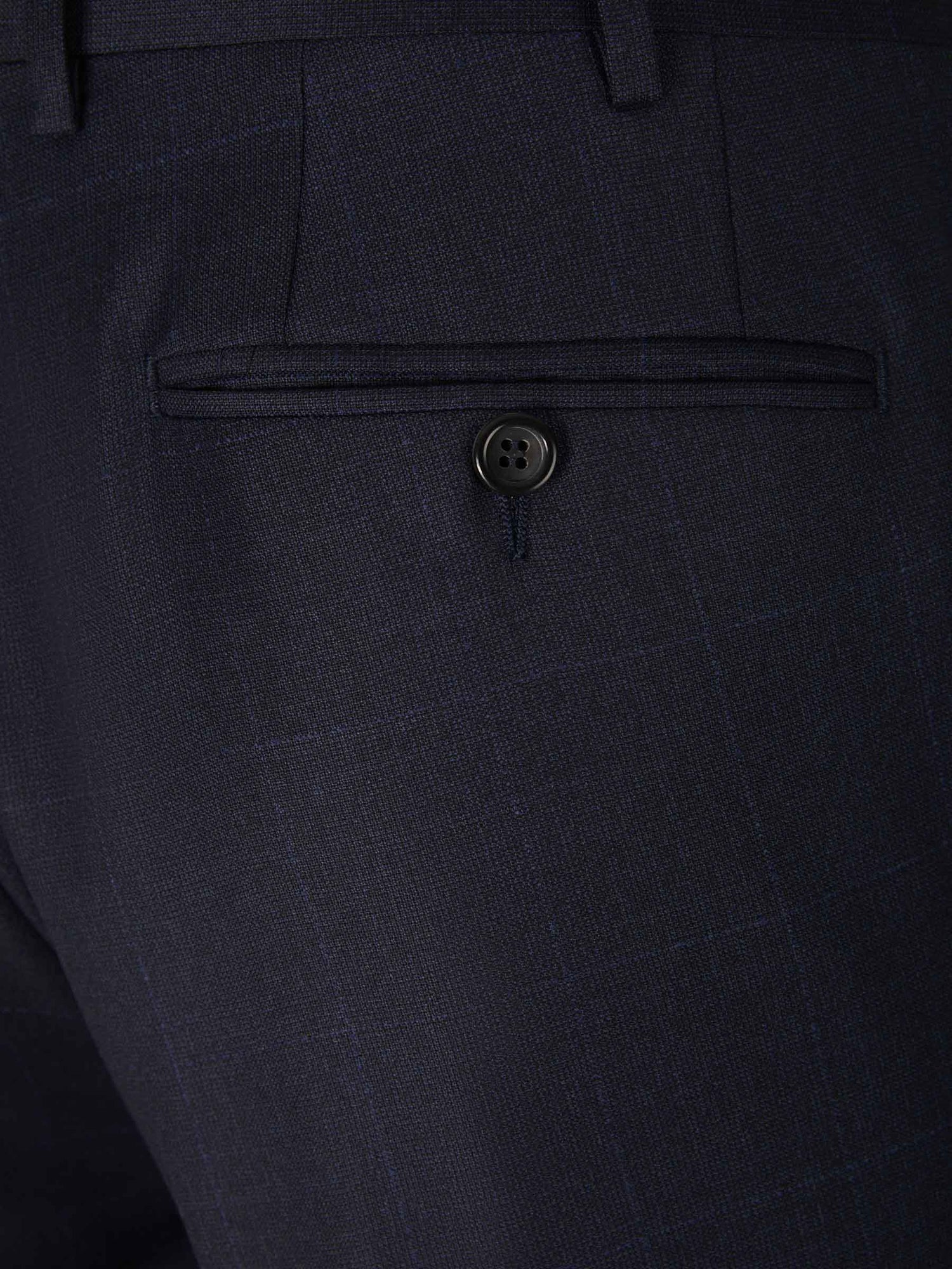 Canali Traje Motivo Cuadros Lana color Gris Oscuro sku 312-002712 01 - Foto 8