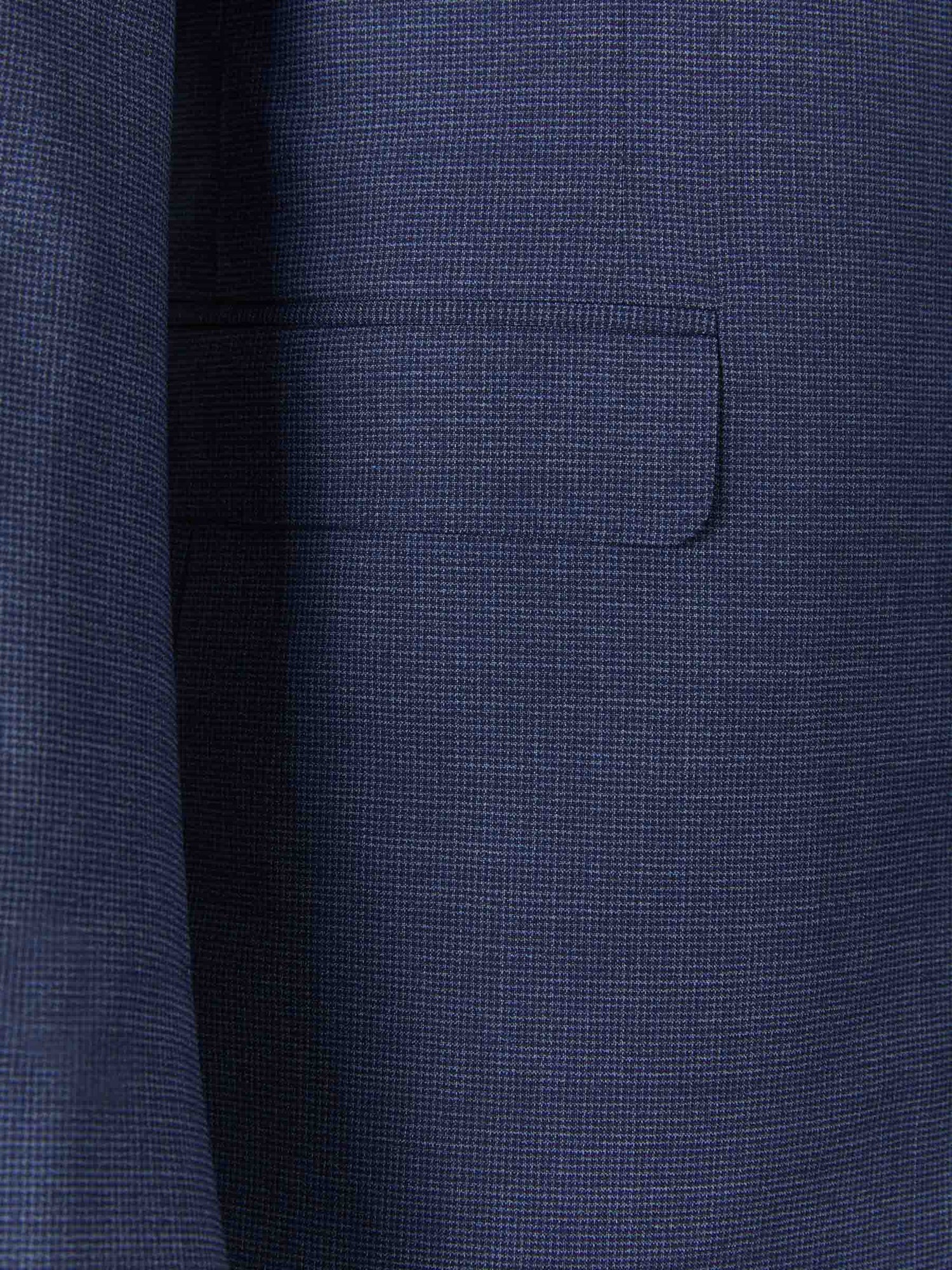 Canali Traje Lana Texturizada color Azul Noche sku 312-002735 01 - Foto 4