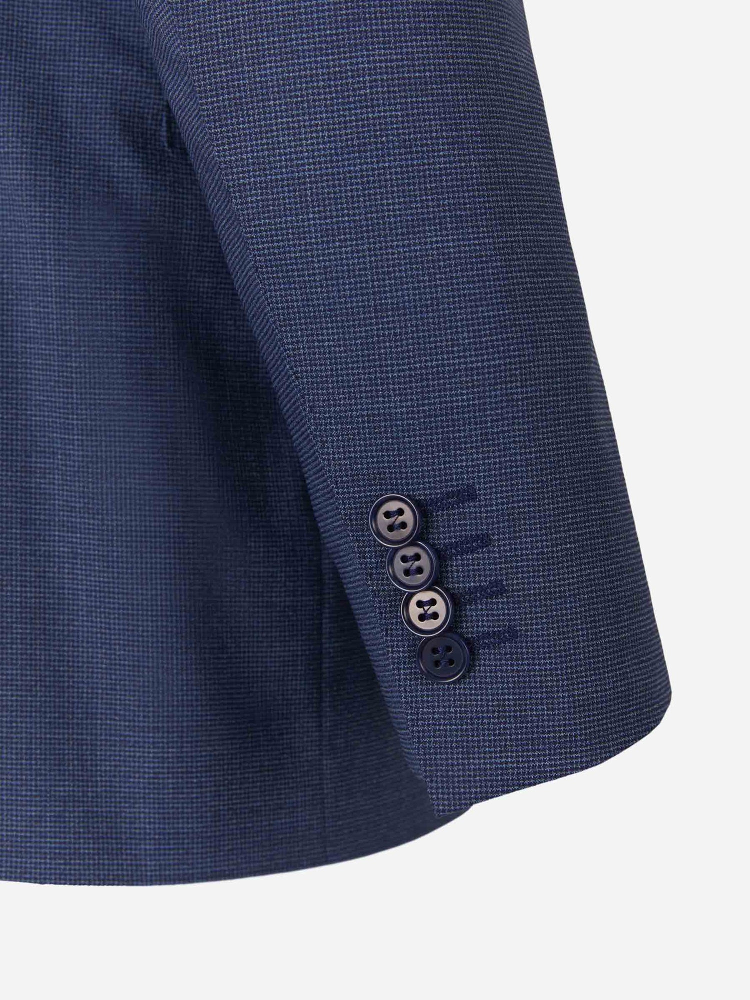 Canali Traje Lana Texturizada color Azul Noche sku 312-002735 01 - Foto 5