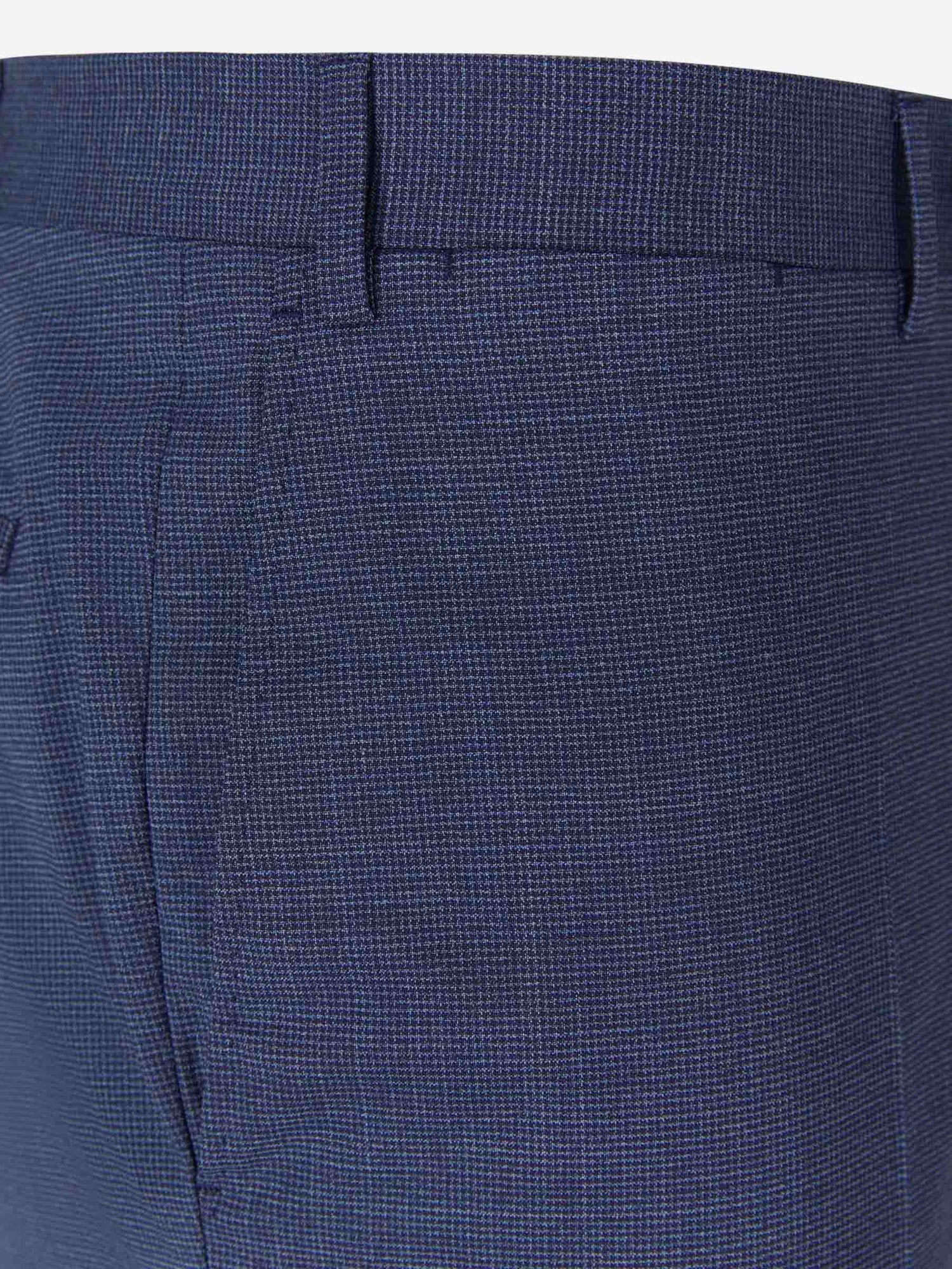 Canali Traje Lana Texturizada color Azul Noche sku 312-002735 01 - Foto 8