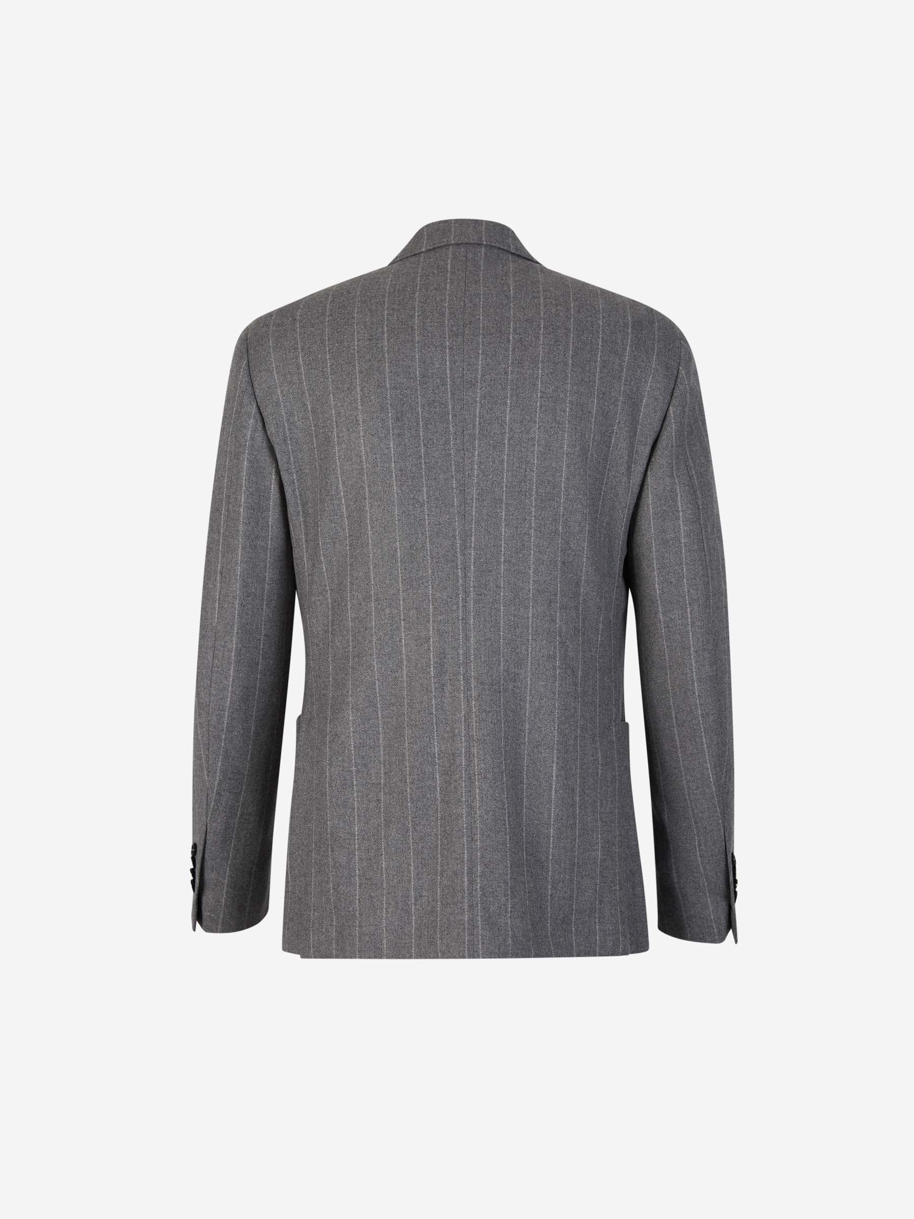 Lardini Traje Motivo Rayas color Gris Piedra sku 312-002749 02 - Foto 1