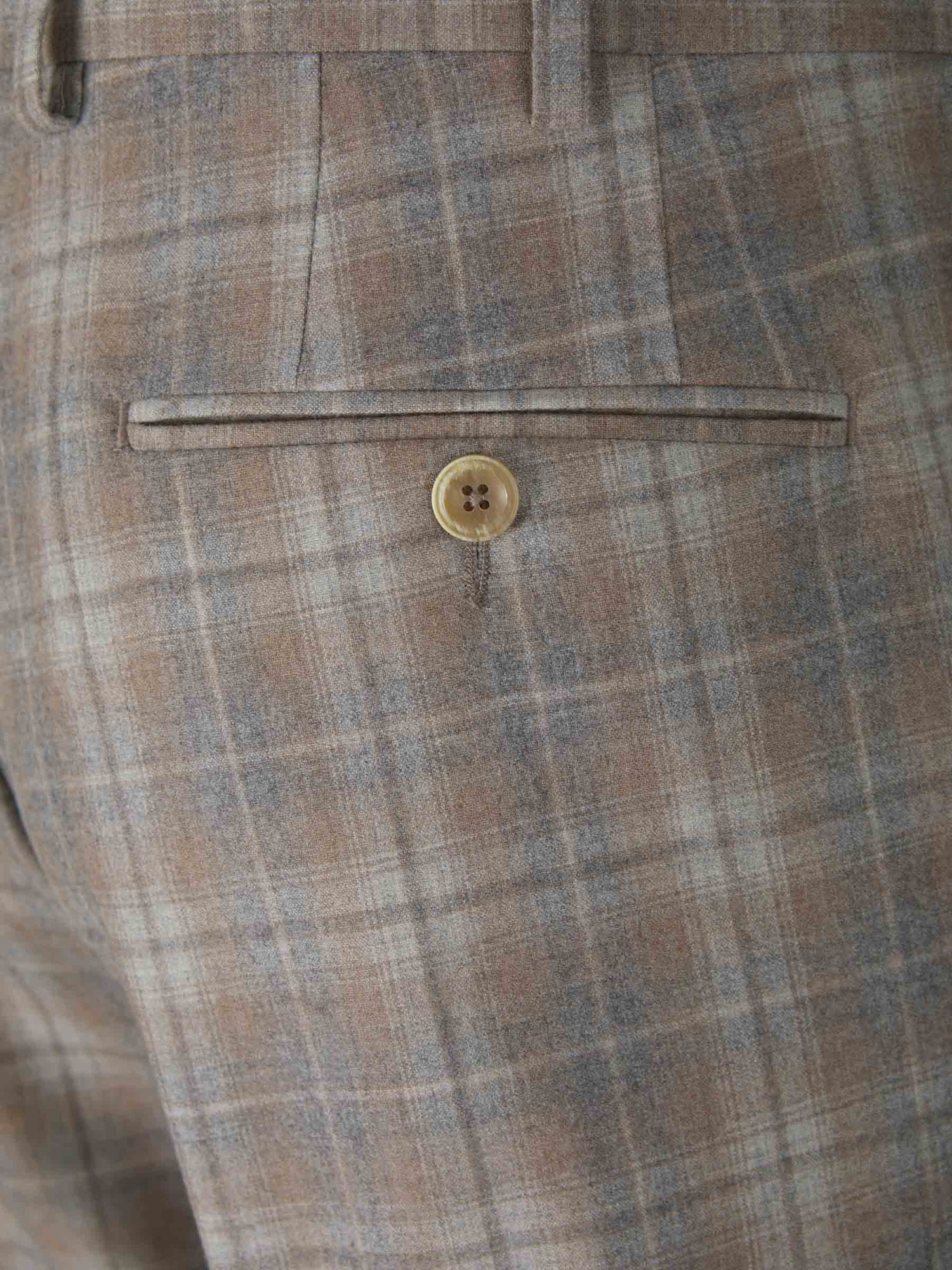 Marco Pescarolo Pantalones Formales Cuadros color Gris Claro sku 322-000403 01 - Foto 4