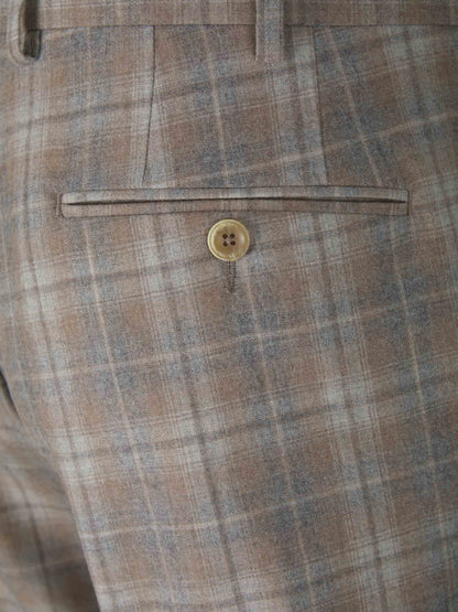 Marco Pescarolo Pantalones Formales Cuadros color Gris Claro sku 322-000403 01 - Foto 4