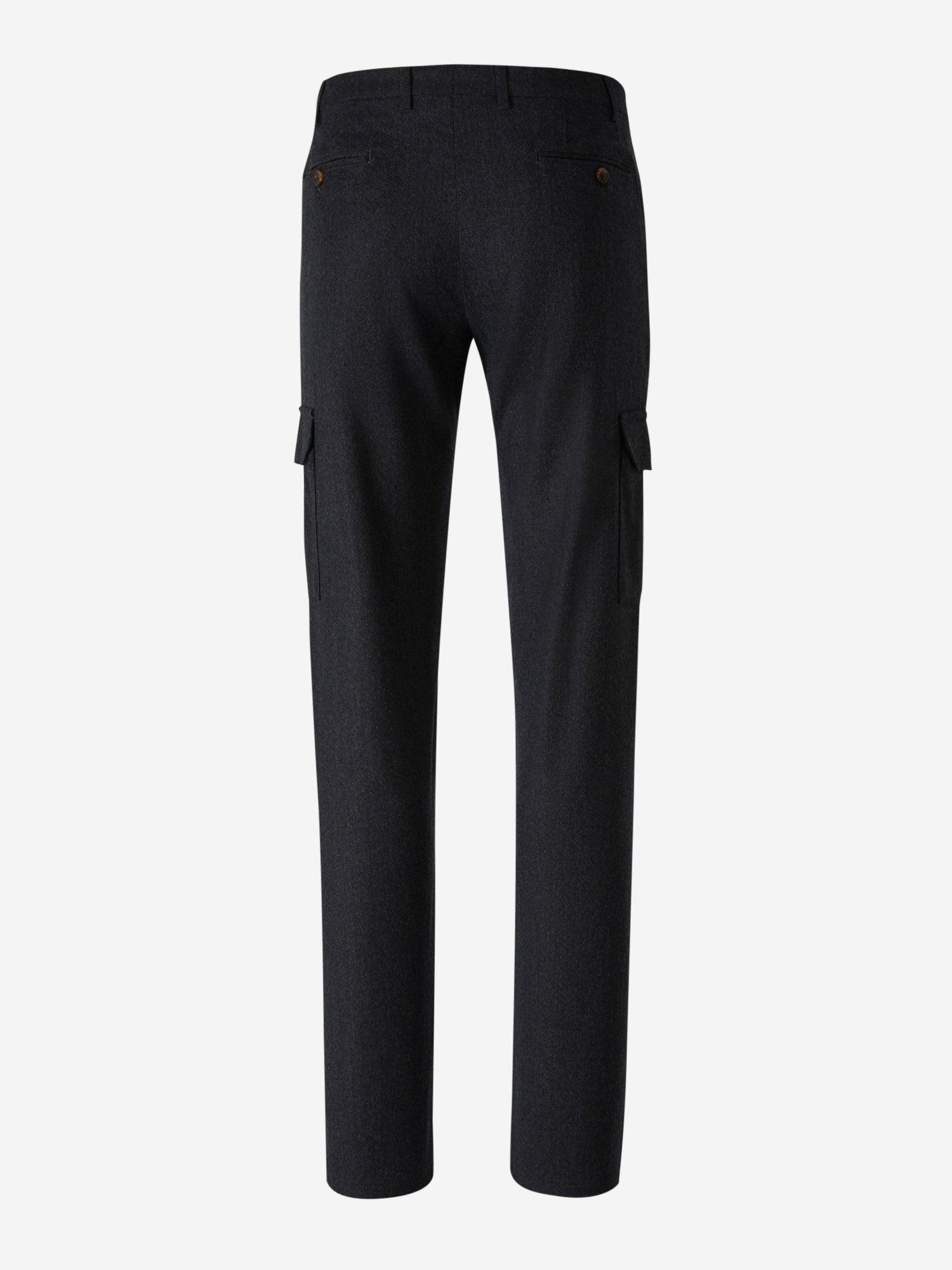 Outlet online Canali Hombre Pantalones Cargo Lana color Gris Oscuro sku 322-000438 01 - Foto 3