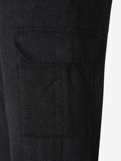 Outlet online Canali Hombre Pantalones Cargo Lana color Gris Oscuro sku 322-000438 01 - Foto 5
