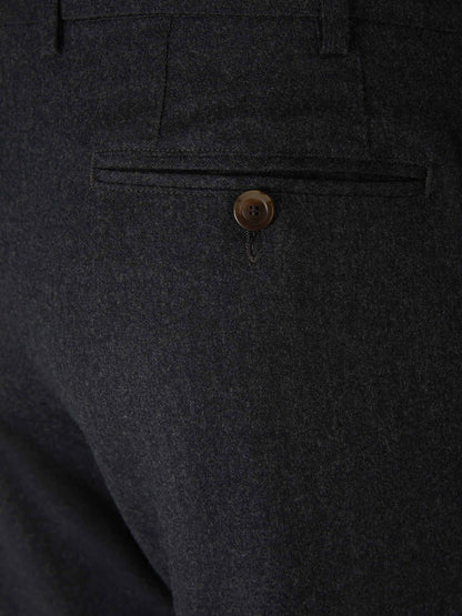 Outlet online Canali Hombre Pantalones Cargo Lana color Gris Oscuro sku 322-000438 01 - Foto 6