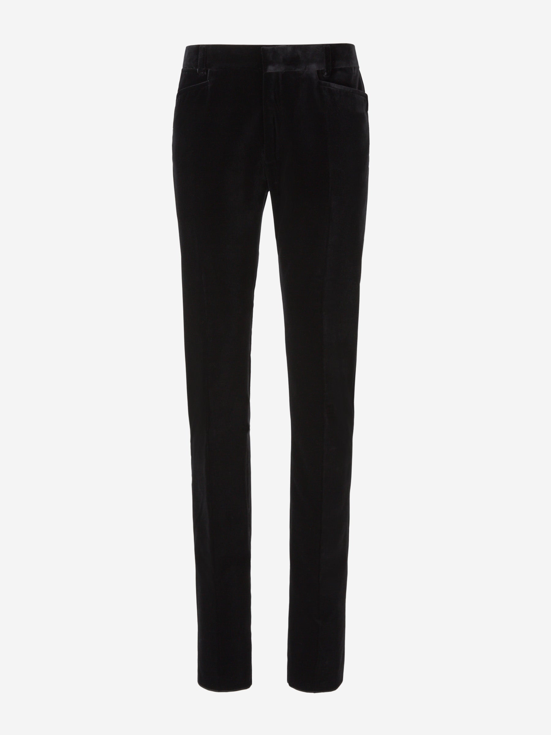 Outlet online Tom Ford Hombre Pantalones Terciopelo color Negro sku 322-000440 01 - Foto 1