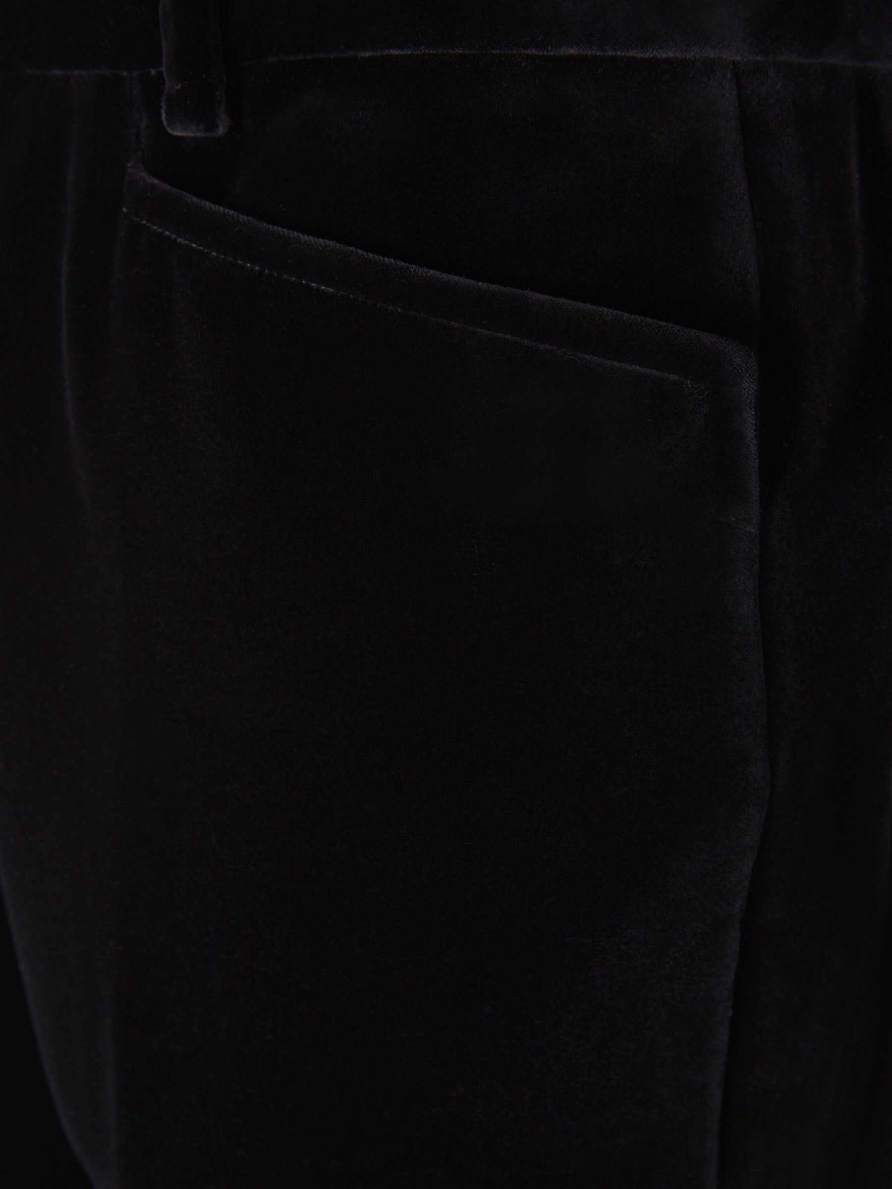 Outlet online Tom Ford Hombre Pantalones Terciopelo color Negro sku 322-000440 01 - Foto 3