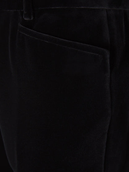 Outlet online Tom Ford Hombre Pantalones Terciopelo color Negro sku 322-000440 01 - Foto 3