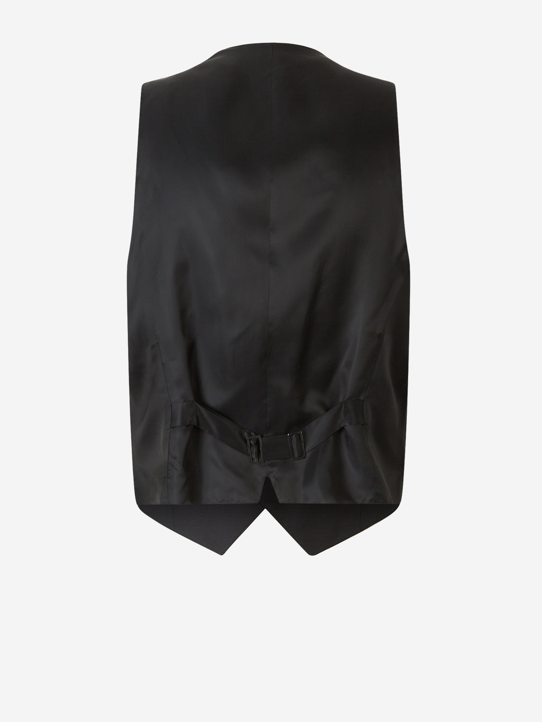 Canali Chaleco de Lana y Seda color Negro sku 352-000015 01 - Foto 2