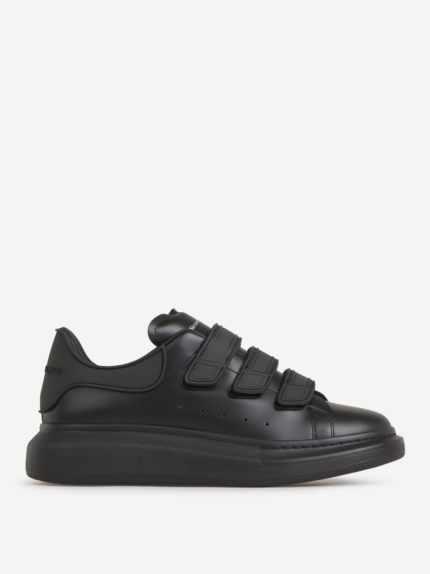 Outlet online Alexander McQueen Hombre Sneakers Larry Piel color Negro sku 616-002635 01 - Foto 1