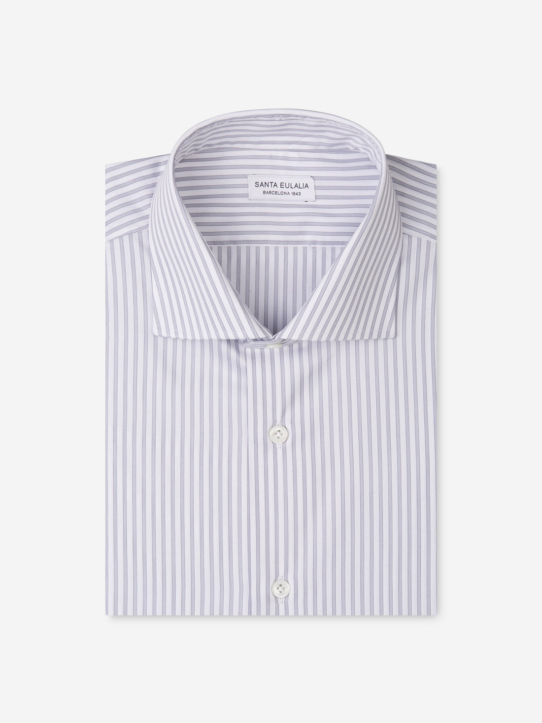 Santa Eulalia Camisa Popelín Rayas color Gris Claro sku 401-002917 01 - Foto 1