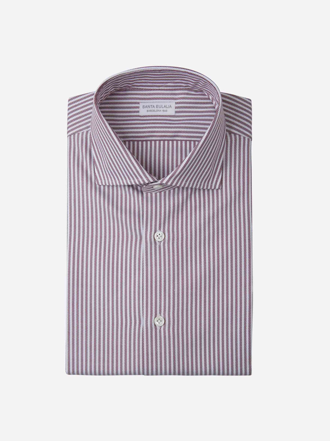 Santa Eulalia Camisa Diseño Rayas color Burdeos sku 401-002928 01 - Foto 1