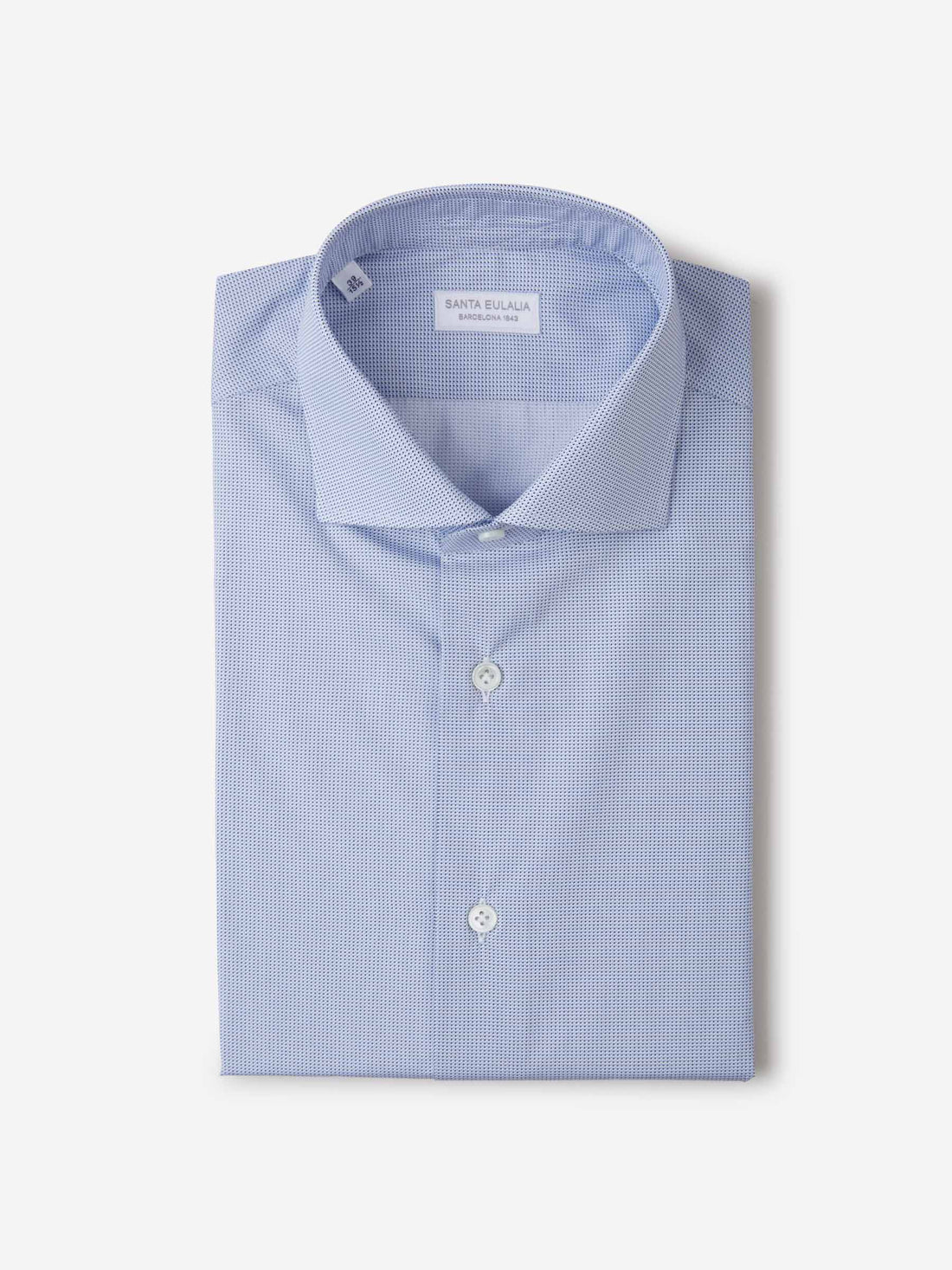 Santa Eulalia Camisa Motivo Geométrico color Azul Cielo sku 401-002962 01 - Foto 1