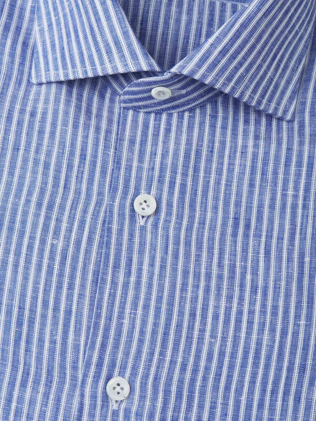 Santa Eulalia Camisa Lino Rayas color Azul Denim sku 401-002968 01 - Foto 2