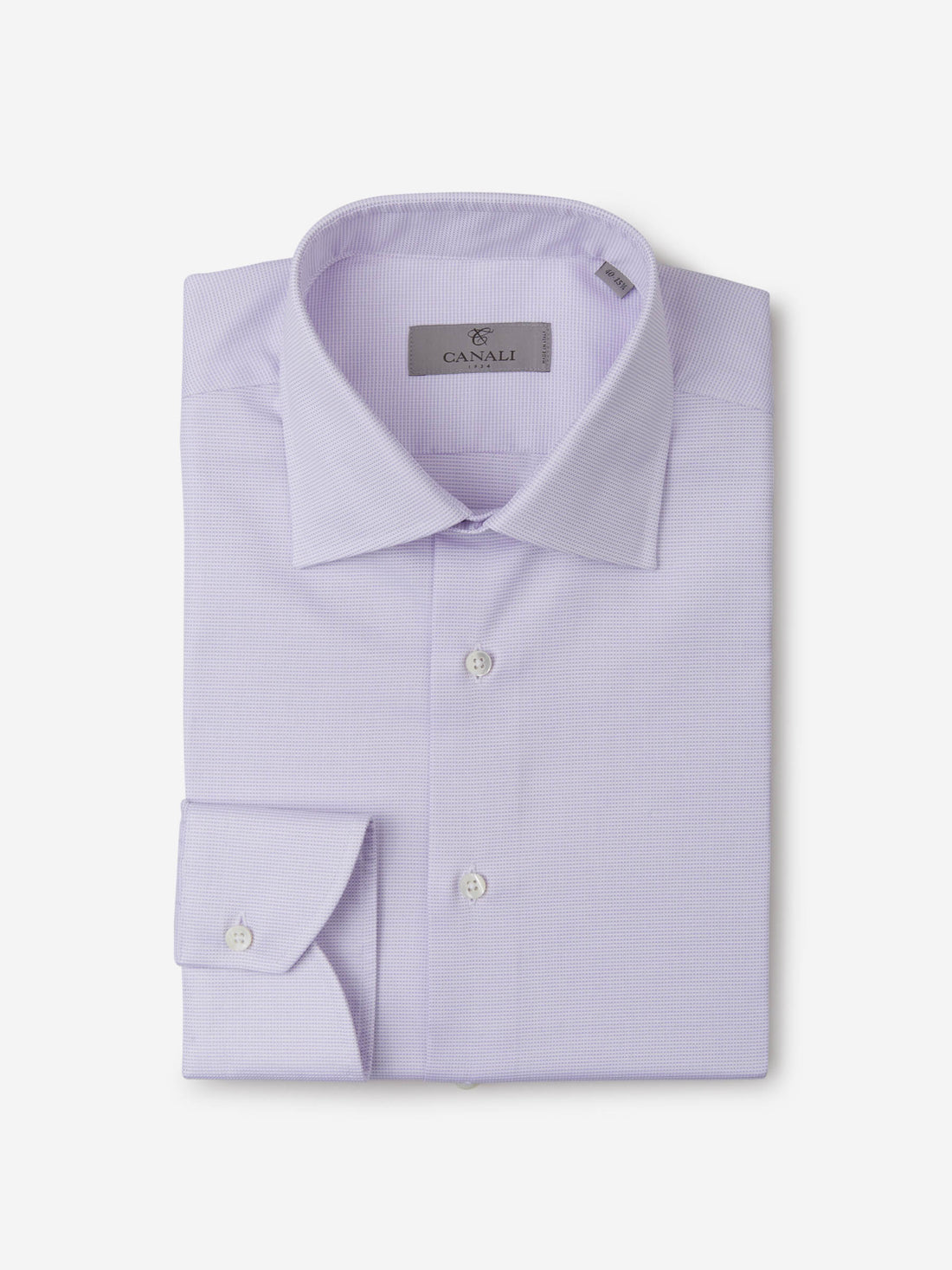Canali Camisa Oxford Algodón color Rosa Claro sku 401-002978 01 - Foto 1