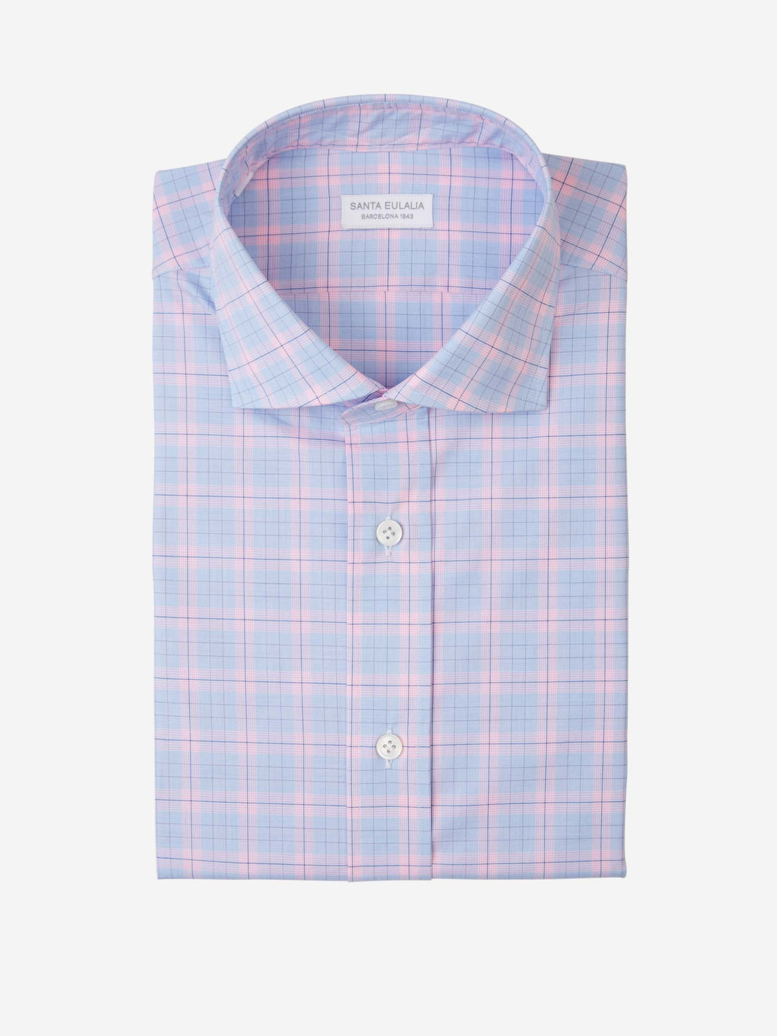 Santa Eulalia Camisa Motivo Cuadros color Azul Cielo sku 401-003021 01 - Foto 1