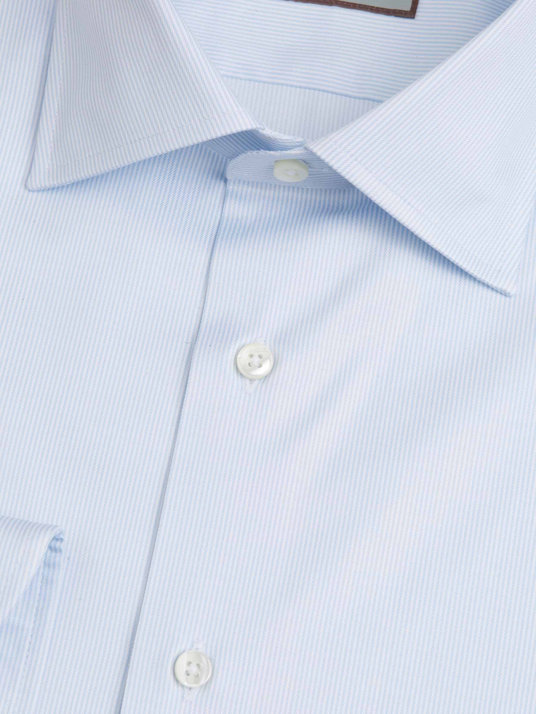 Canali Camisa Motivo Rayas color Azul Cielo sku 401-003072 01 - Foto 1