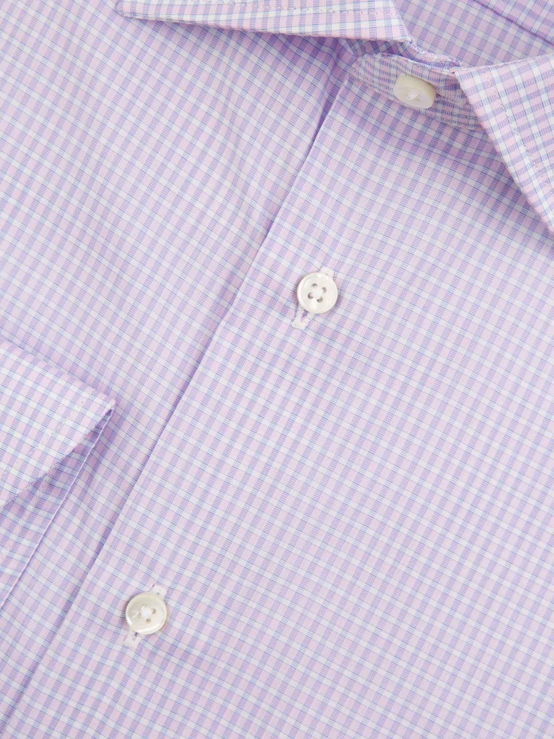 Canali Camisa Motivo Cuadros color Rosa Claro sku 401-003076 01 - Foto 1