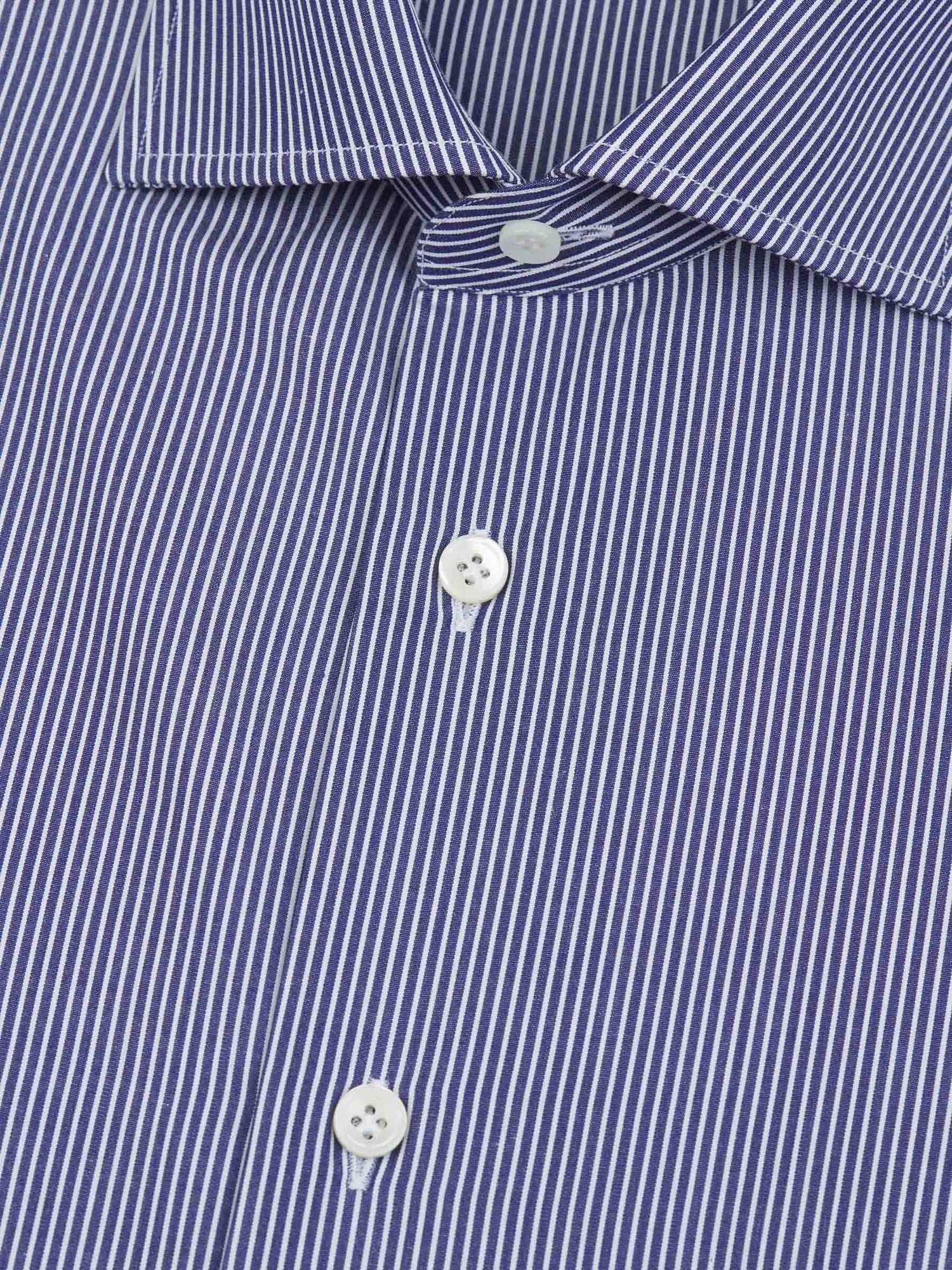 Santa Eulalia Camisa Algodón Rayas color Azul Noche sku 401-003081 01 - Foto 1