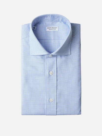 Santa Eulalia Camisa Motivo Geométrico color Azul Cobalto sku 401-003087 01 - Foto 1