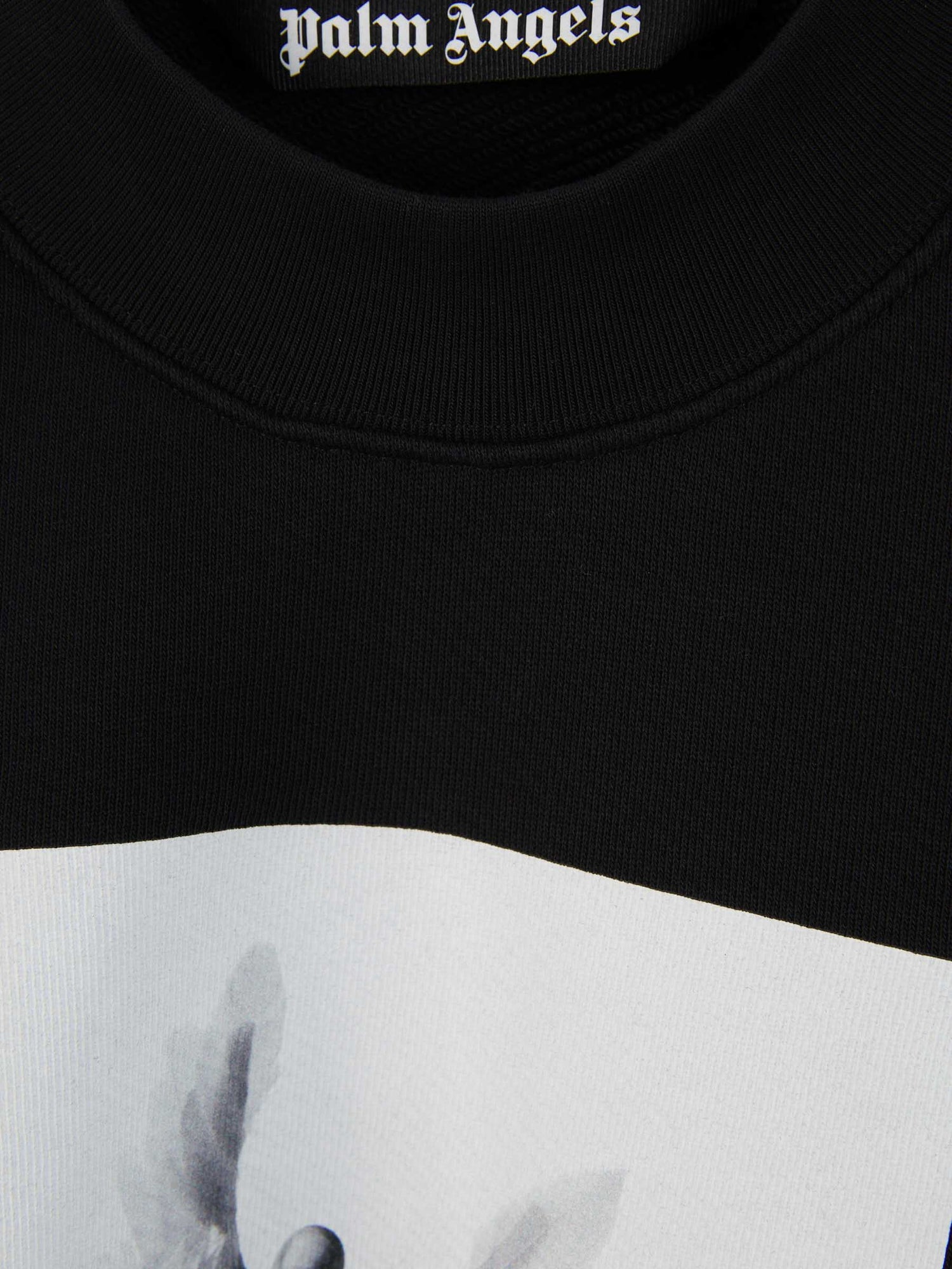Outlet online Palm Angels Hombre Sudadera Crewneck Wings color Negro sku 545-001590 01 - Foto 3