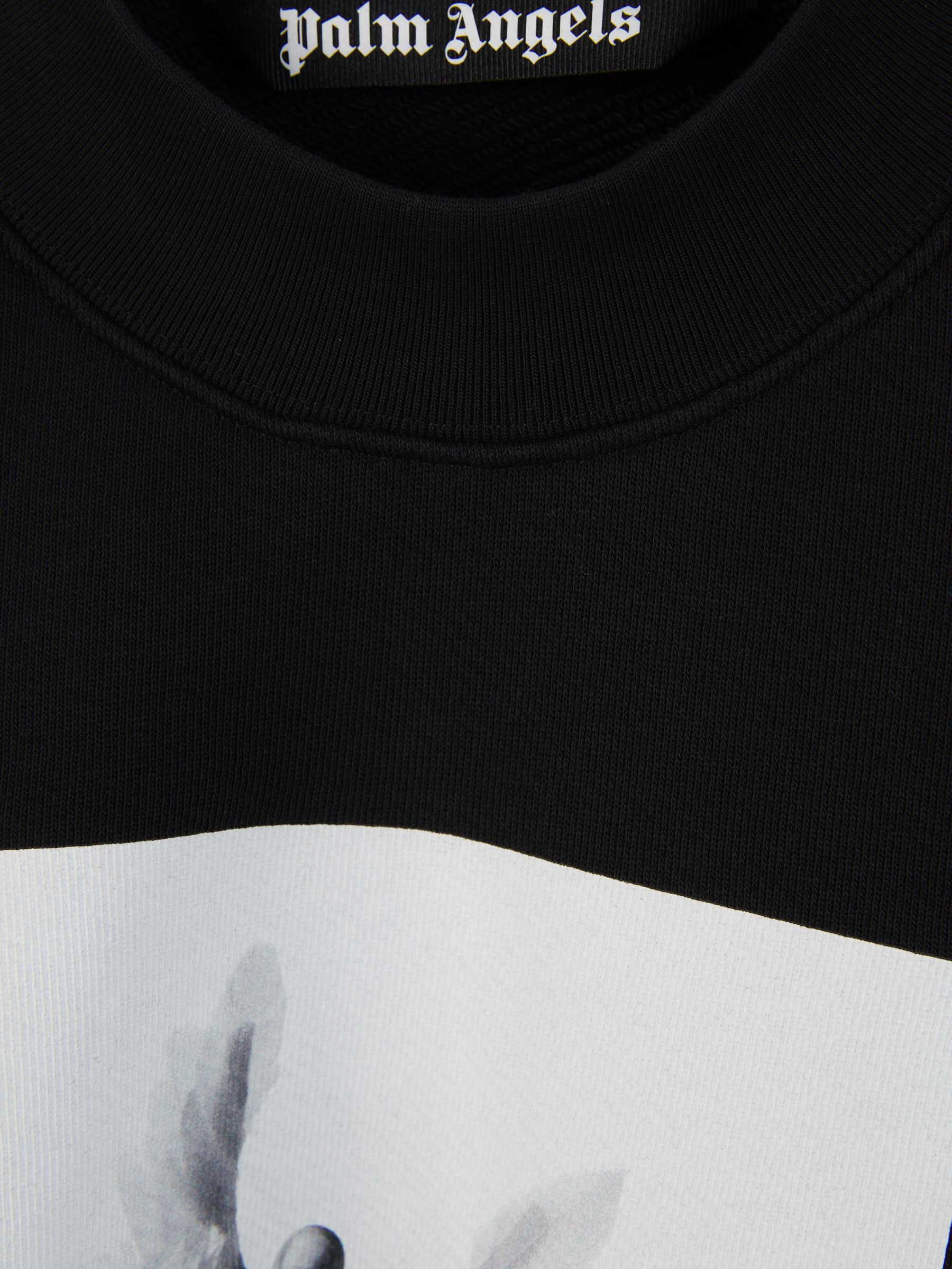 Outlet online Palm Angels Hombre Sudadera Crewneck Wings color Negro sku 545-001590 01 - Foto 3