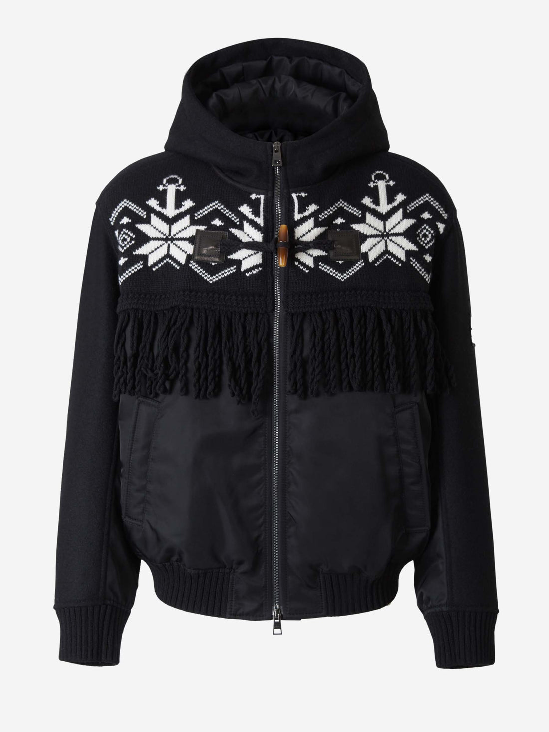 Etro Chaqueta Punto Jacquard color Negro sku 502-001434 01 - Foto 1