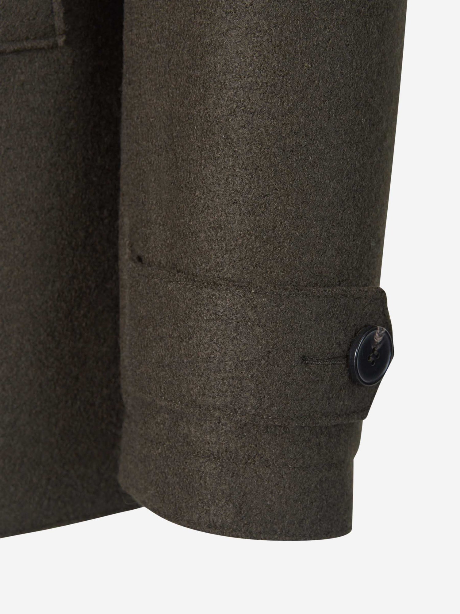 Harris Wharf Abrigo Cruzado Lana color Verde Militar sku 502-001438 01 - Foto 6