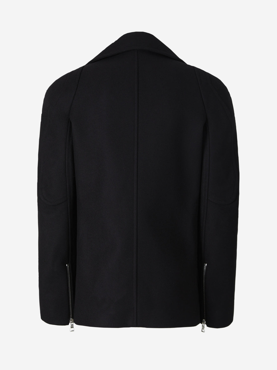 Balmain Abrigo Biker Lana color Negro sku 502-001463 01 - Foto 2