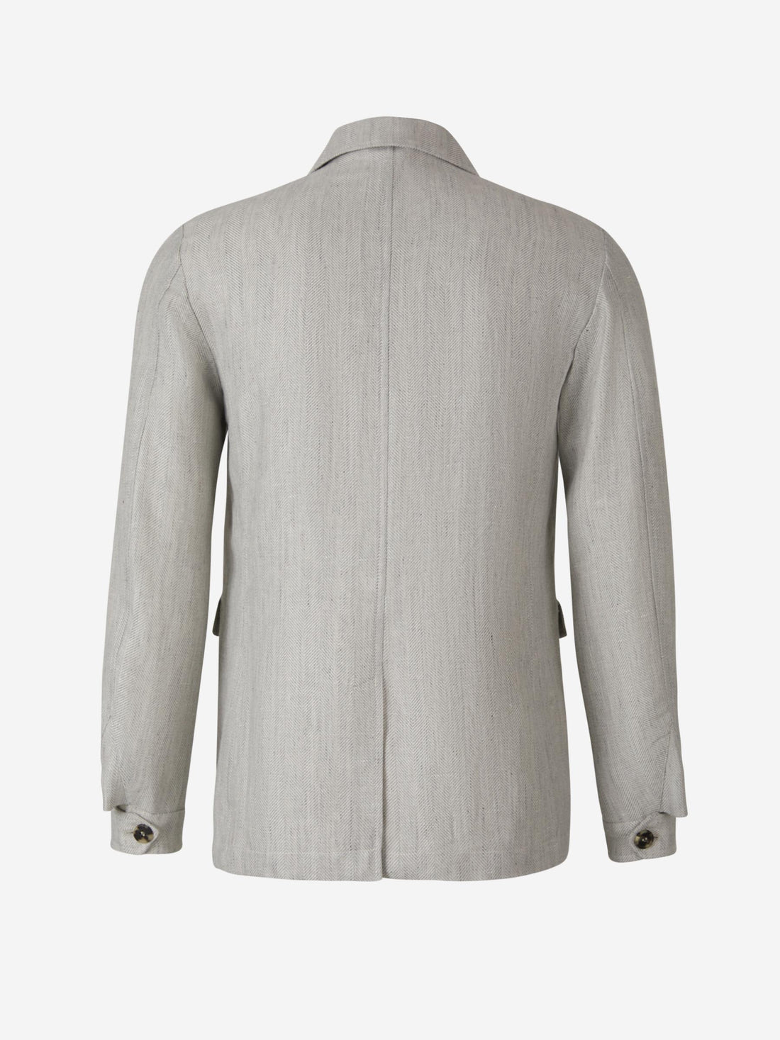 Borrelli Chaqueta Lino Y Lana color Gris Claro sku 502-001502 01 - Foto 2