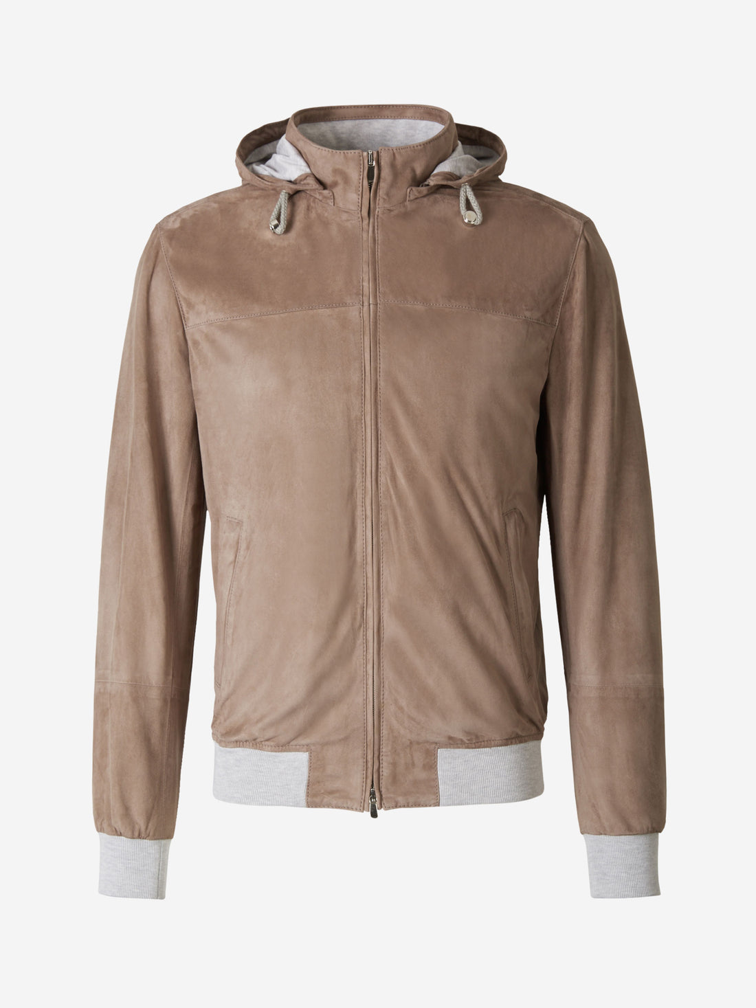 Santa Eulalia Cazadora Capucha Piel color Topo sku 511-000566 01 - Foto 1