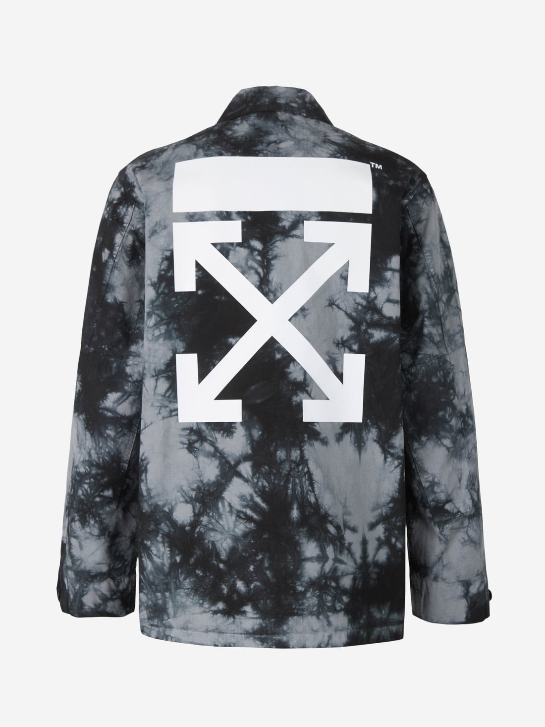 Off-White Chaqueta Camisera Arrow color Gris Claro sku 511-000575 00 - Foto 2