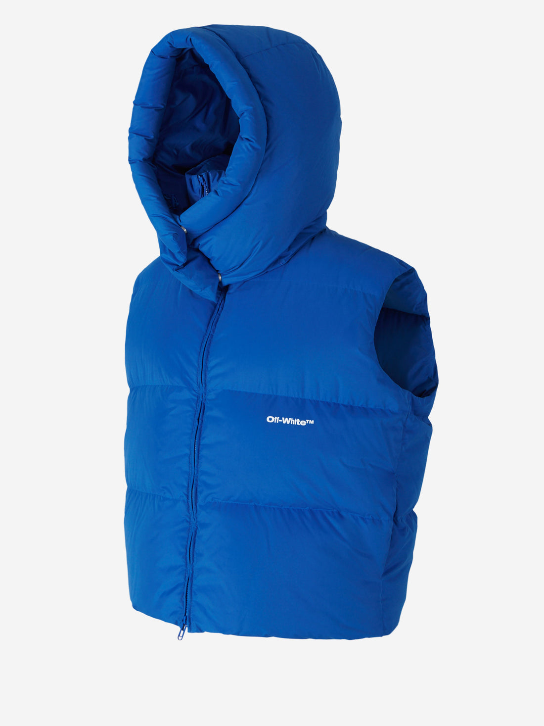Off-White Chaleco Acolchado Logo color Azul Real sku 511-000576 00 - Foto 2