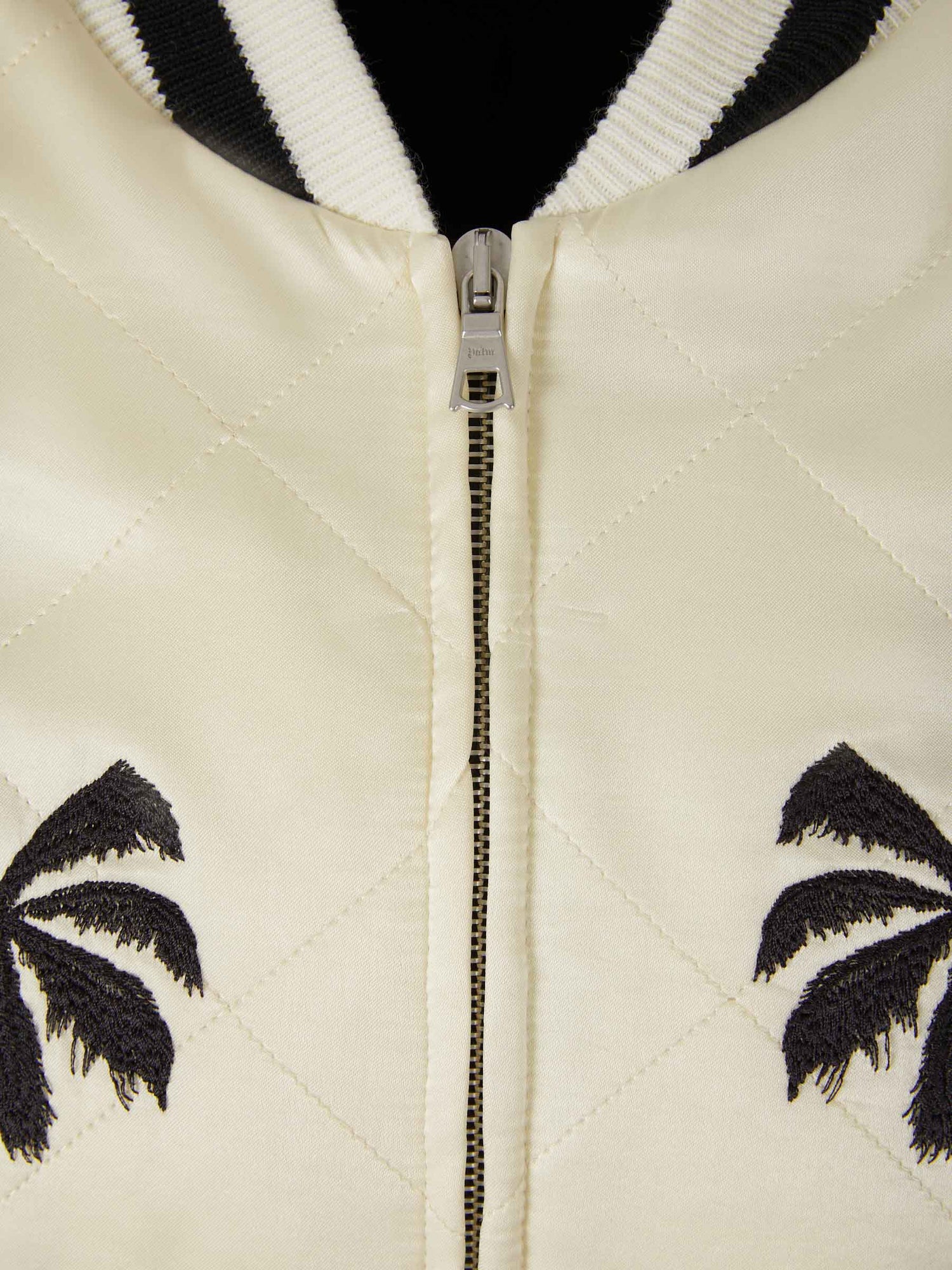 Palm Angels Chaqueta Sukajan Palmera color Crema sku 511-000584 01 - Foto 3