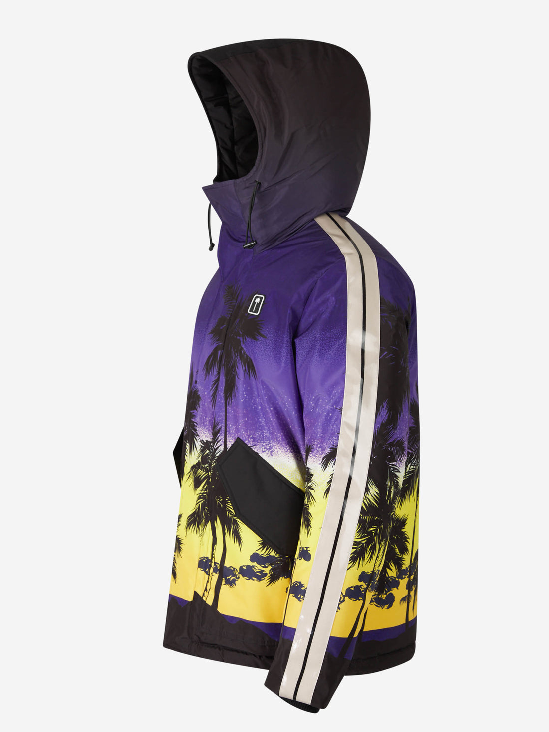 Palm Angels Chaqueta Acolchada Palm Sunset color Púrpura Oscuro sku 511-000587 01 - Foto 2
