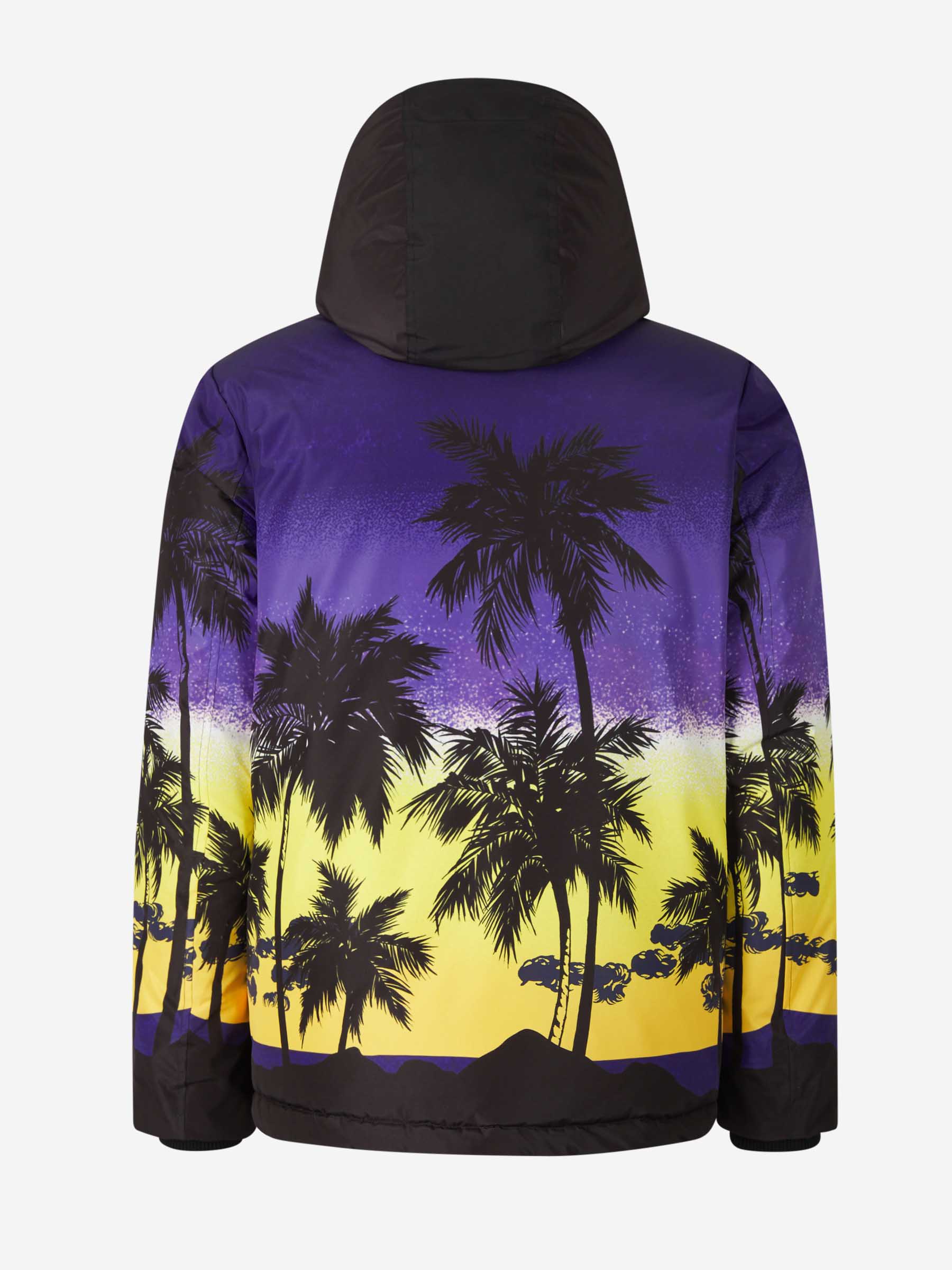 Palm Angels Chaqueta Acolchada Palm Sunset color Púrpura Oscuro sku 511-000587 01 - Foto 3