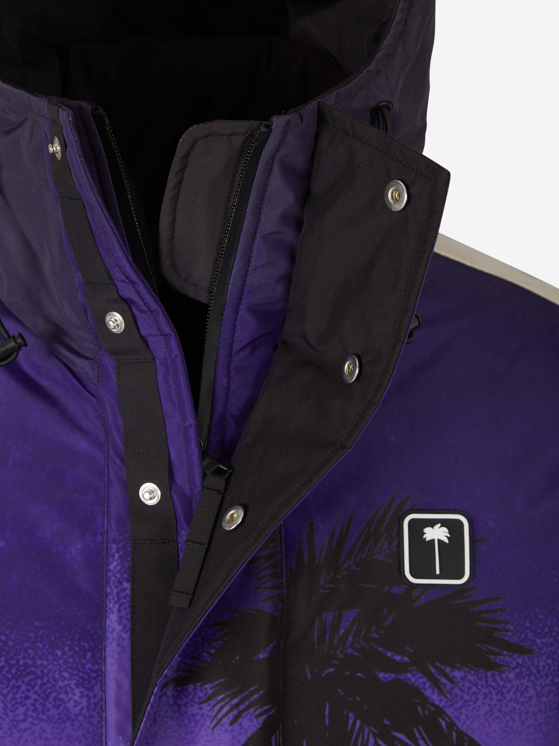 Palm Angels Chaqueta Acolchada Palm Sunset color Púrpura Oscuro sku 511-000587 01 - Foto 4