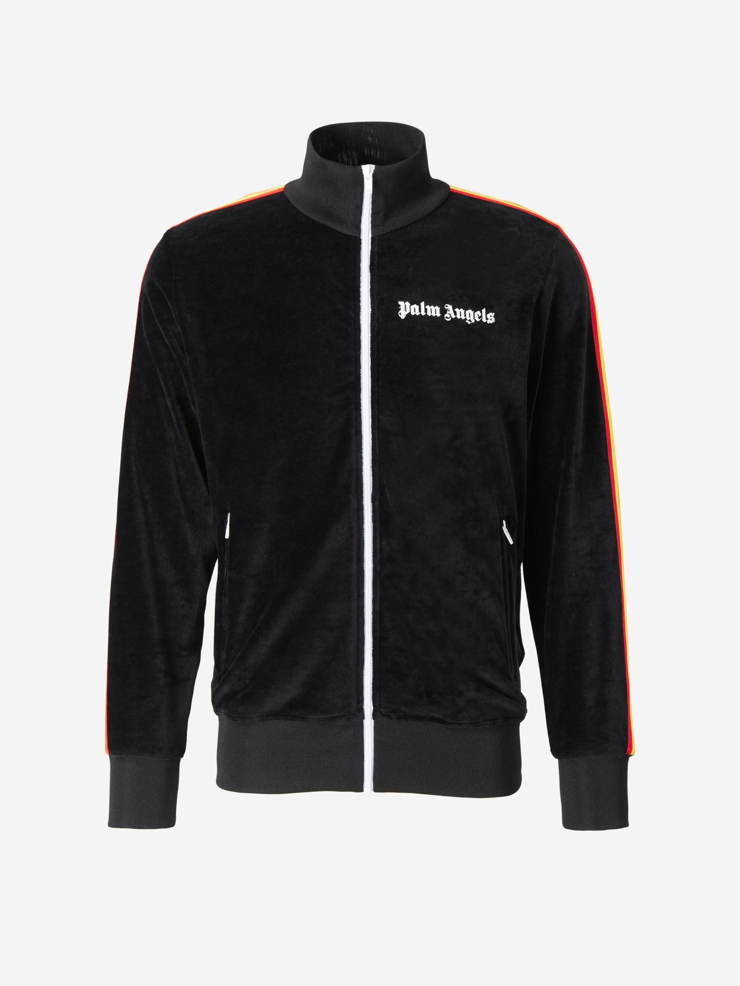 Palm Angels Sudadera Rainbow Atercipelada color Negro sku 512-001641 01 - Foto 1