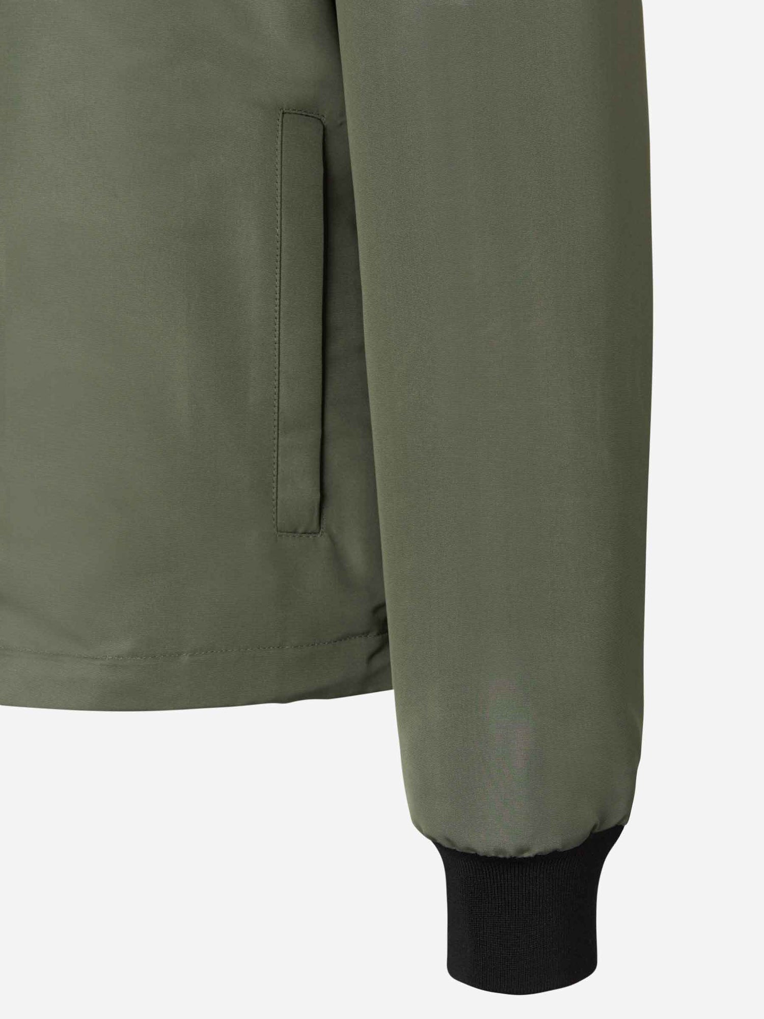 Alexander McQueen Chaqueta Capucha Logo color Verde Militar sku 512-001664 01 - Foto 4