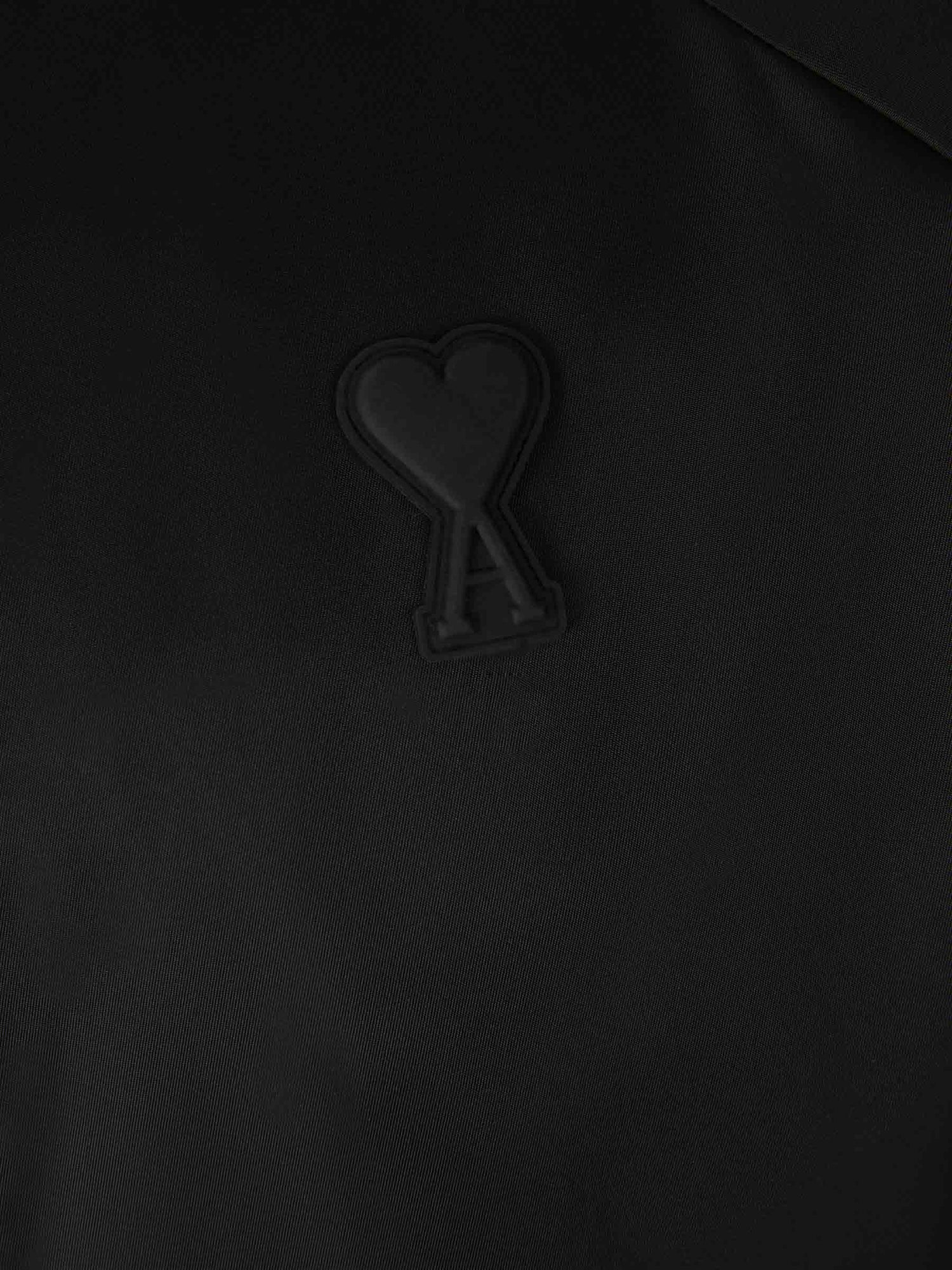 Ami Paris Chaqueta Bomber Logo color Negro sku 512-001875 01 - Foto 4