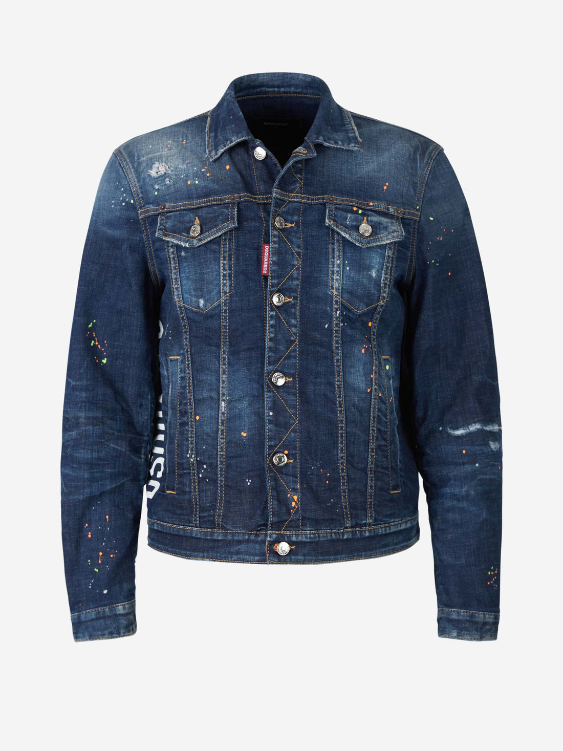 Dsquared2 Chaqueta Denim Pintura color Azul Denim sku 512-001893 01 - Foto 1