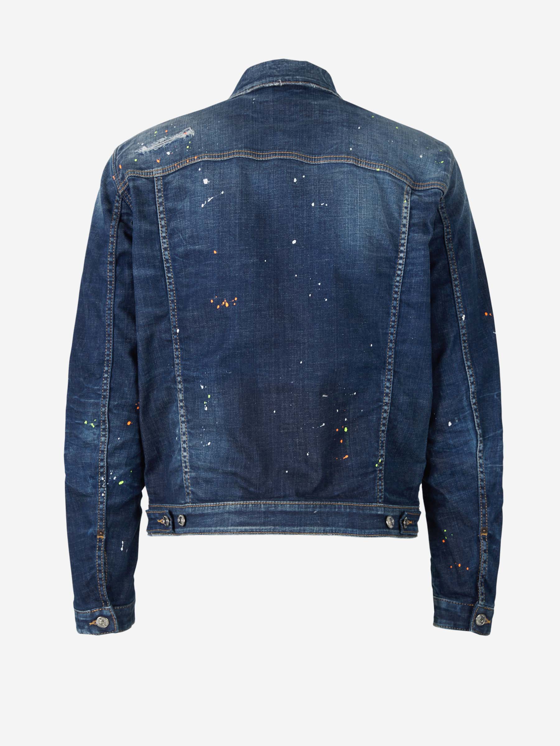 Dsquared2 Chaqueta Denim Pintura color Azul Denim sku 512-001893 01 - Foto 2