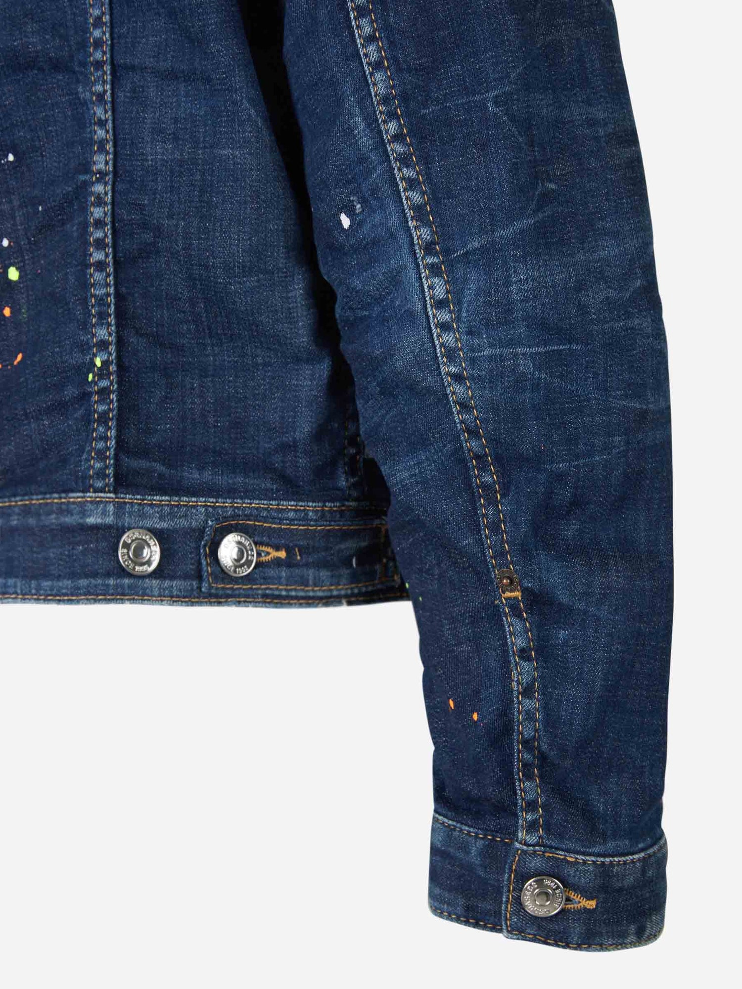 Dsquared2 Chaqueta Denim Pintura color Azul Denim sku 512-001893 01 - Foto 6