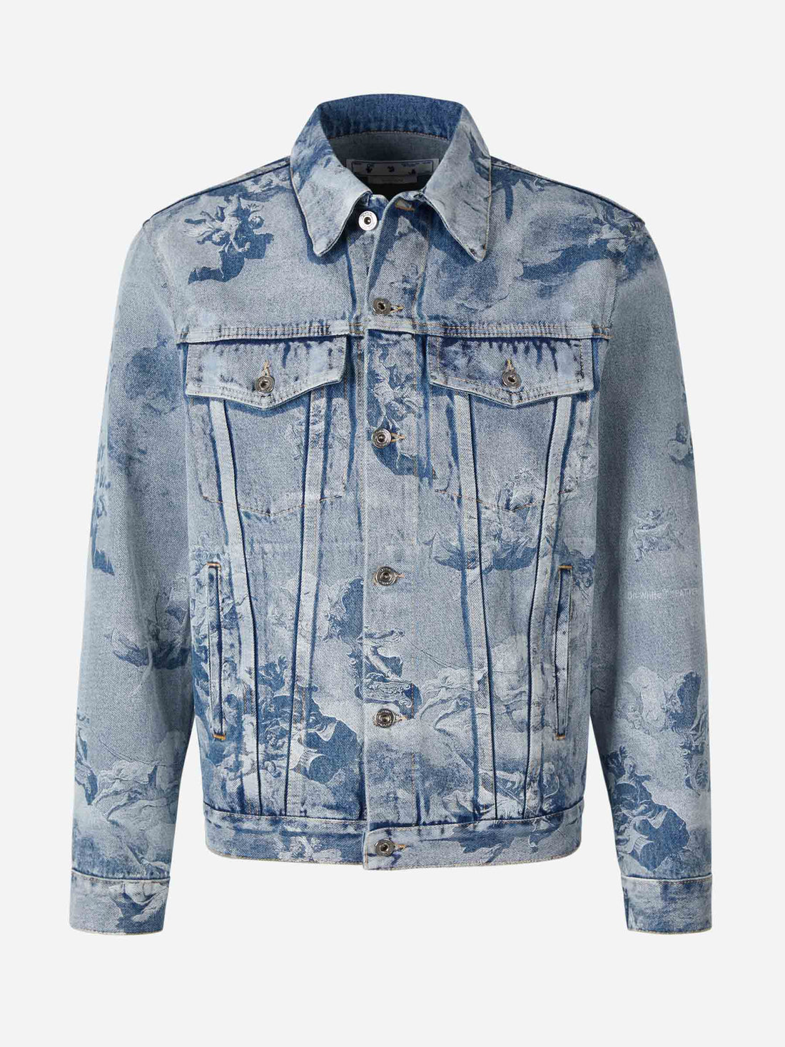 Off-White Chaqueta Denim Skater color Azul Denim sku 512-001909 01 - Foto 1
