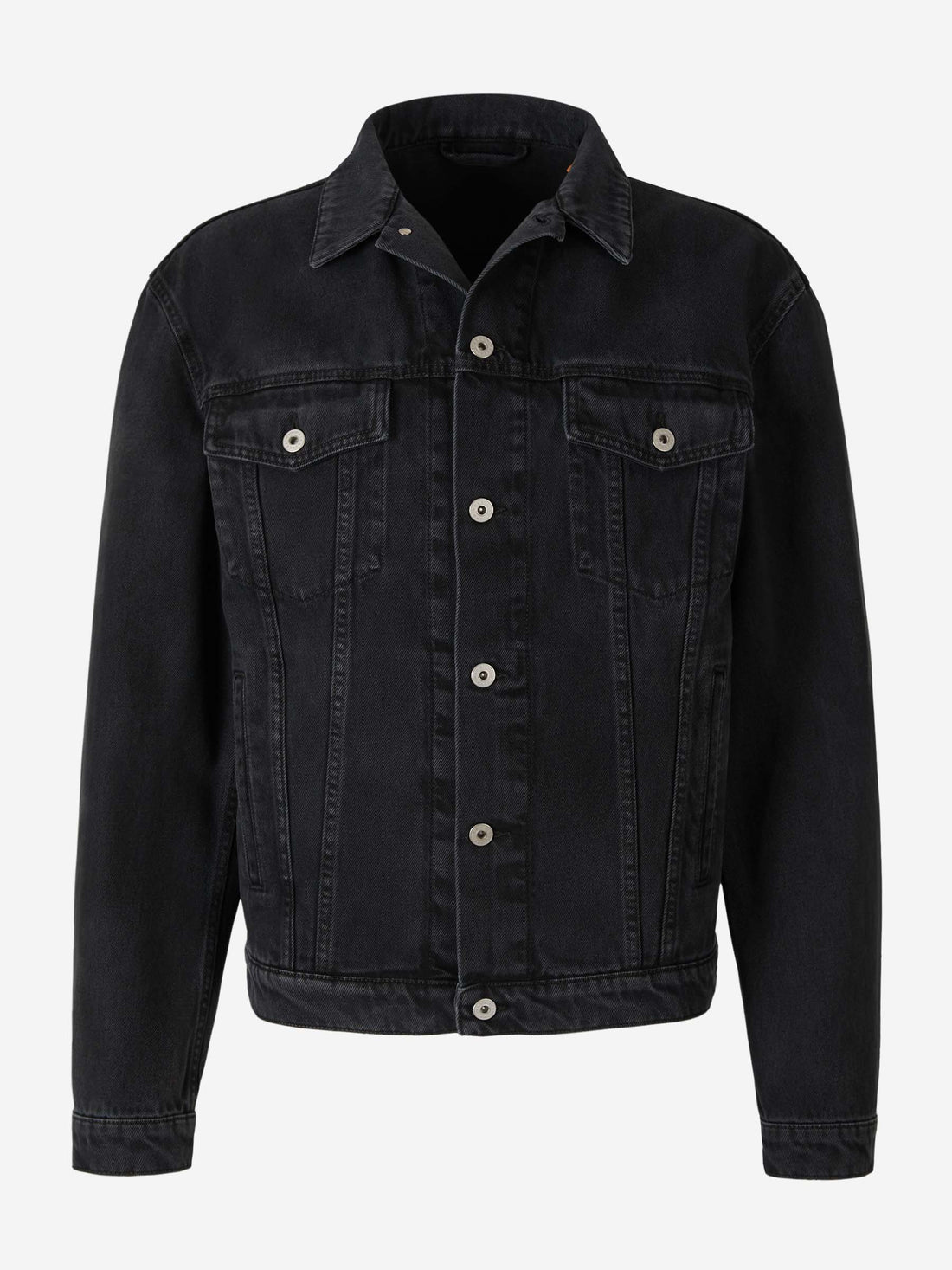 Heron Preston Chaqueta Denim Algodón color Negro sku 512-001912 01 - Foto 1