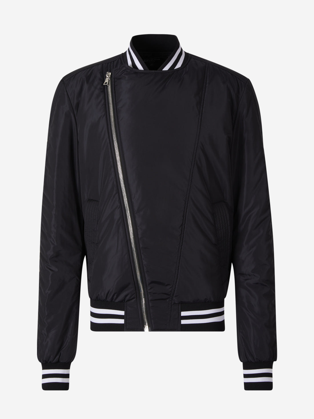 Balmain Chaqueta Bomber Detalle Rayas color Negro sku 512-001932 01 - Foto 1