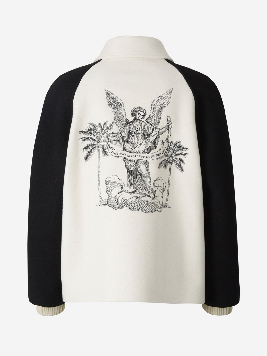 Palm Angels Chaqueta Varsity Lana color Beis sku 512-002028 01 - Foto 2