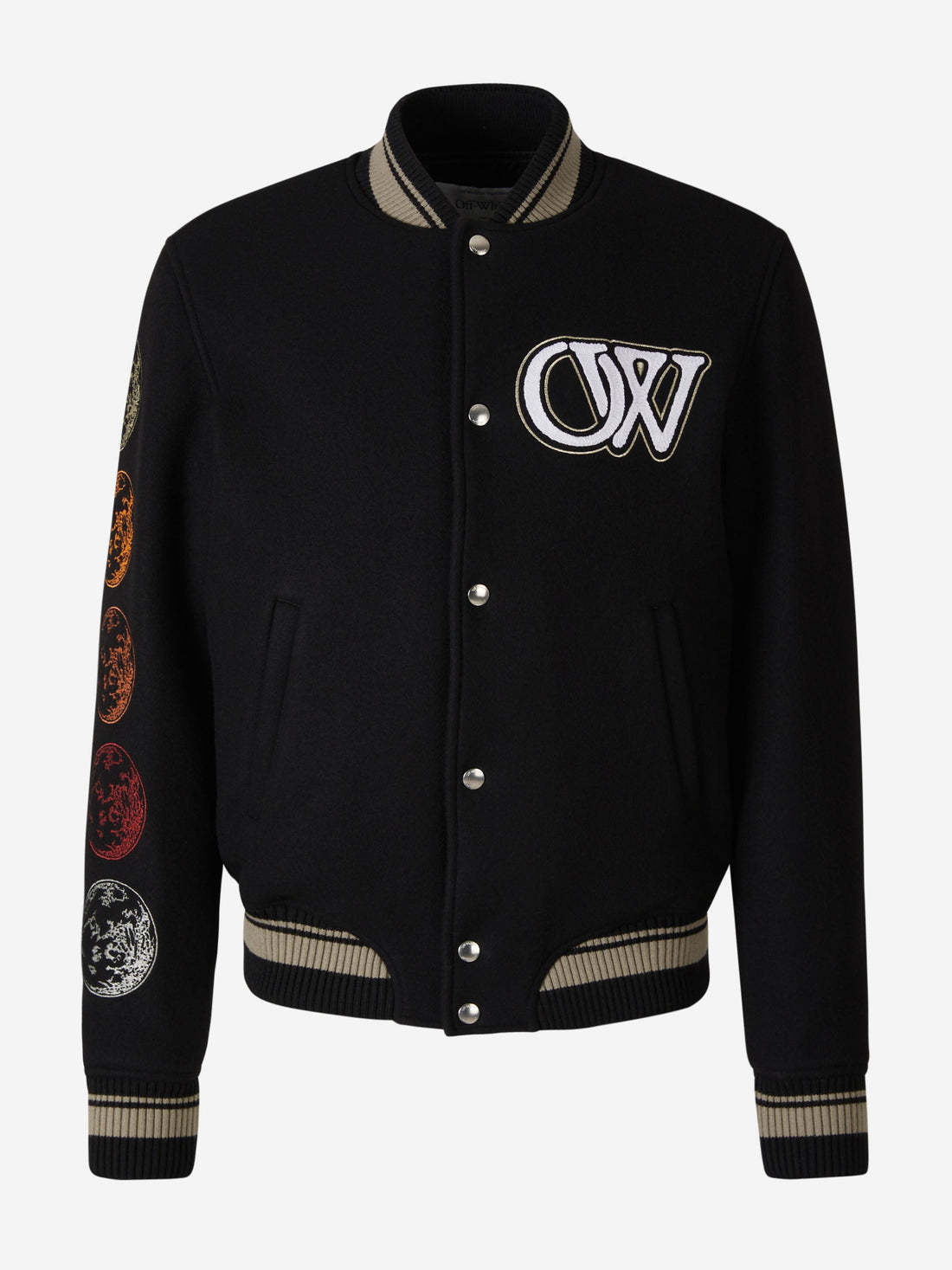 Off-White Chaqueta Moon Phase color Negro sku 512-002064 01 - Foto 1