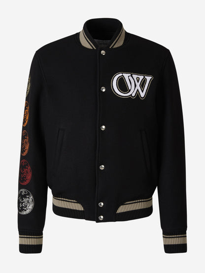 Off-White Chaqueta Moon Phase color Negro sku 512-002064 01 - Foto 1